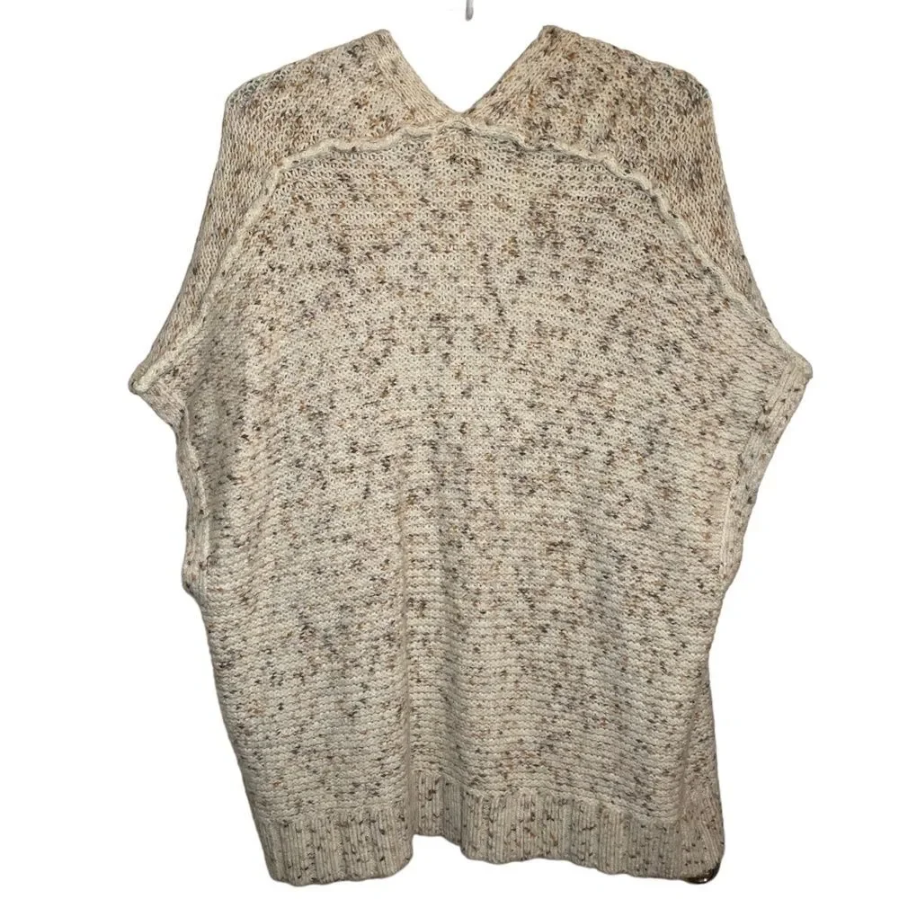 Universal Thread Open Cardigan Shrug Sweater Cream Multicolor Speckled One Size